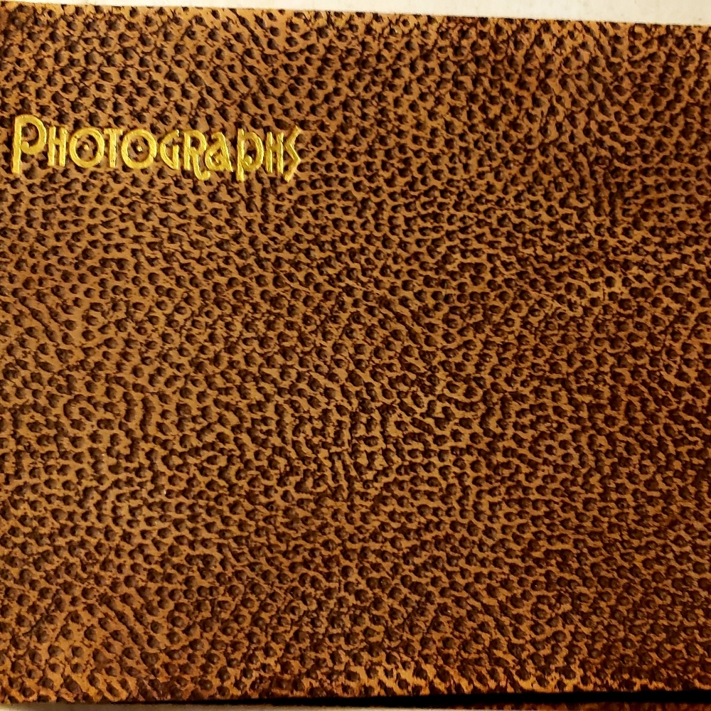 Vintage leather album. Never used.